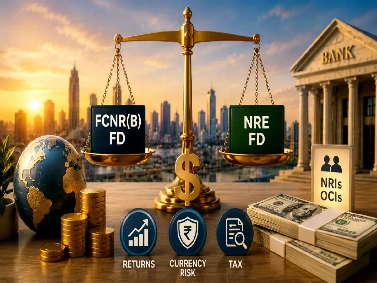 FCNR(B) FD vs NRE FD: Where can NRIs earn more on $50,000 investment? Compare returns, currency risk and tax benefits