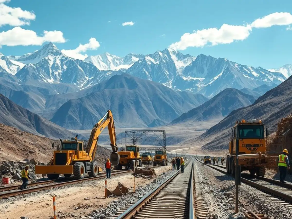 China's Xinjiang-Tibet railway line all set to Chug Along - The Economic Times