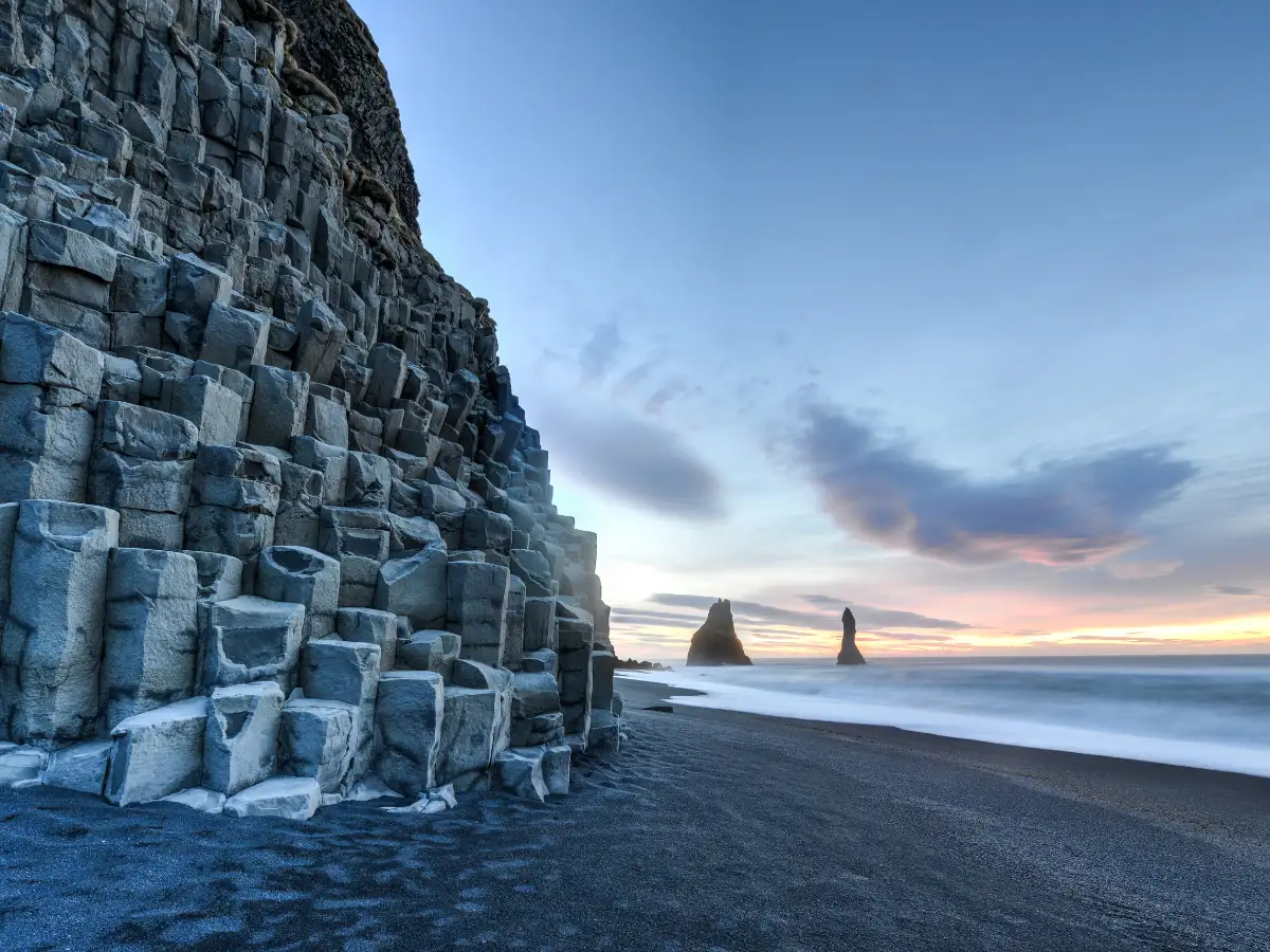 Iceland’s Reynisfjara beach collapses as winter erosion wipes out black sand