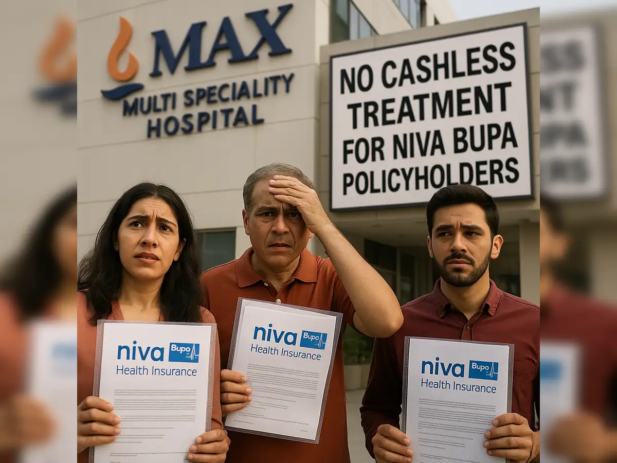 Now, no cashless facility for Niva Bupa customers in Max Hospitals across India - The Economic Times