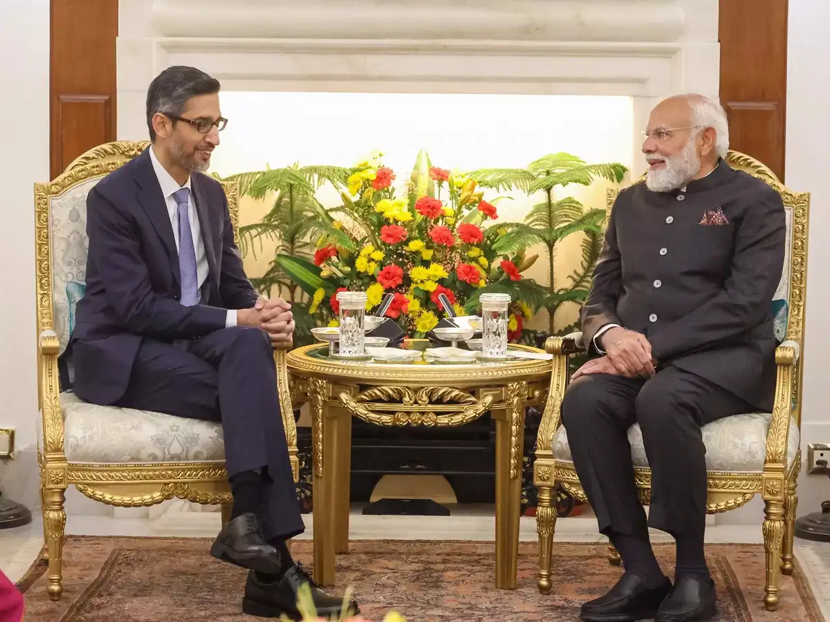 Google can work with our talented students, professionals: PM Modi on meeting Sundar Pichai