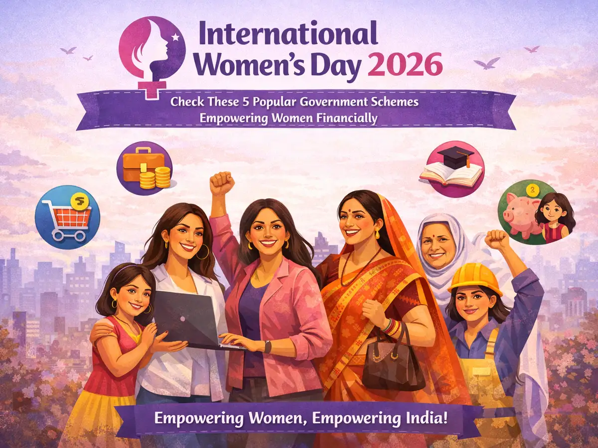 International Women’s Day 2026: Check these 5 popular government schemes empowering women financially