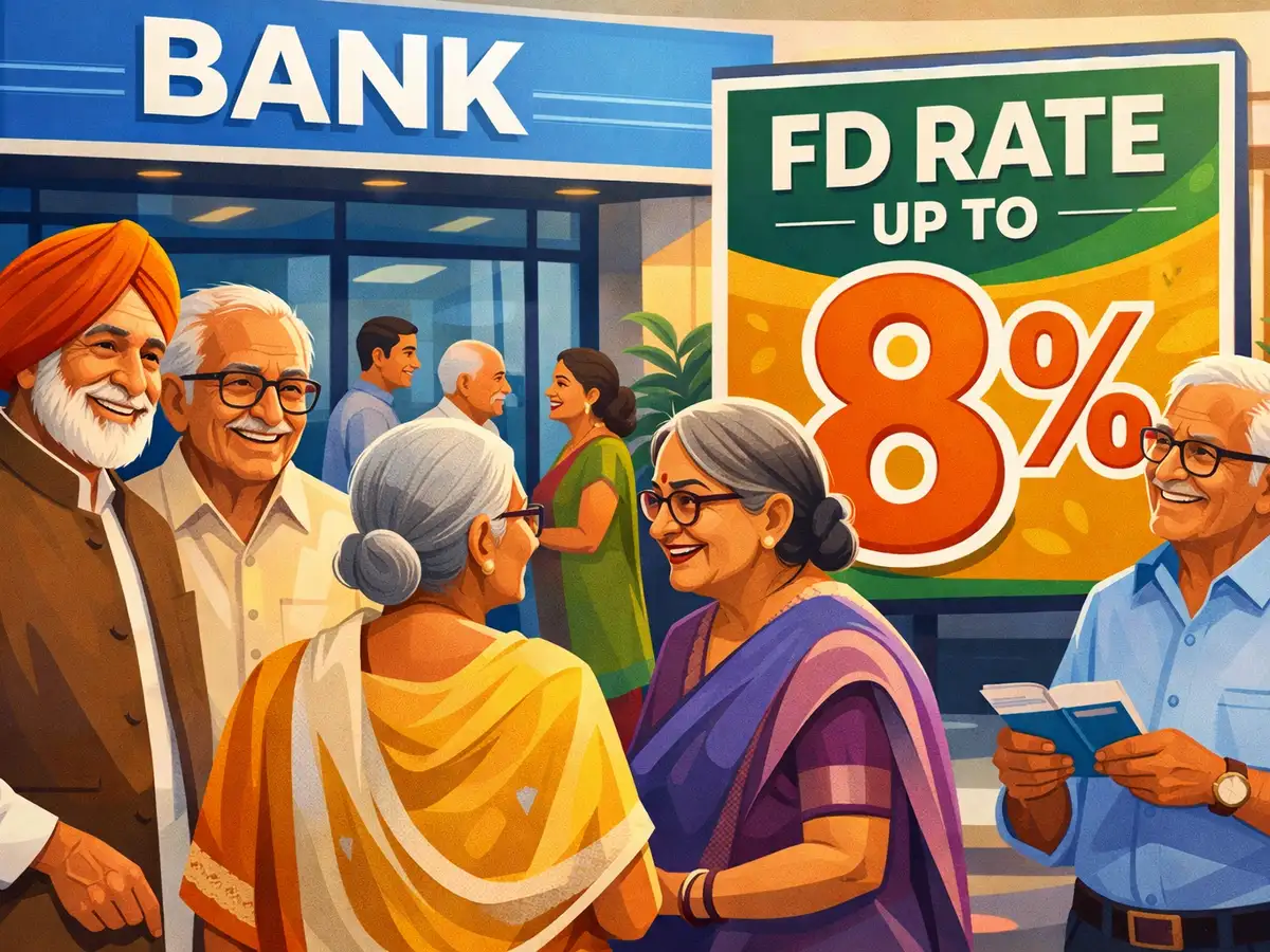 FD rate up to 8% for senior citizens investing for five years; Know the full list of banks