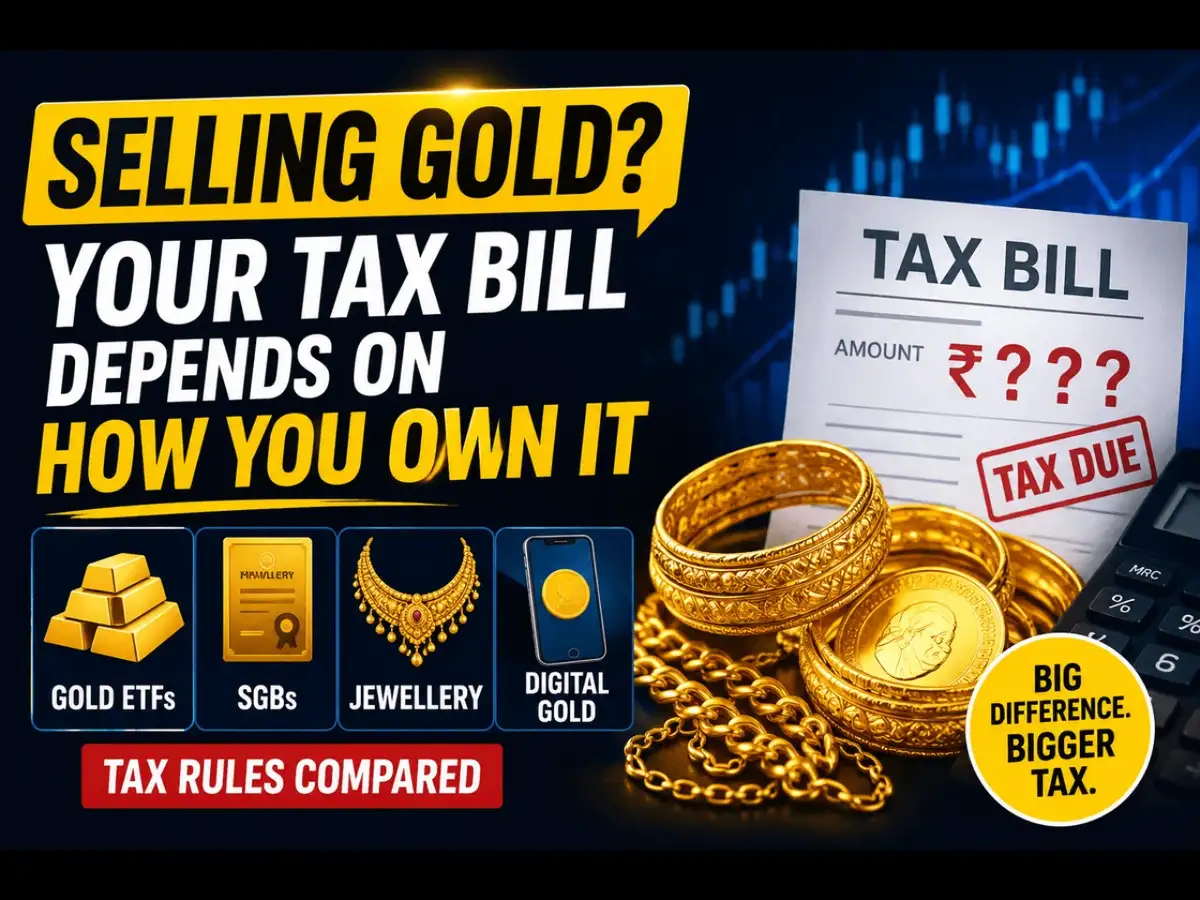 Selling Gold? Your tax bill depends on how you own it; ETFs, SGBs, jewellery and digital gold compared
