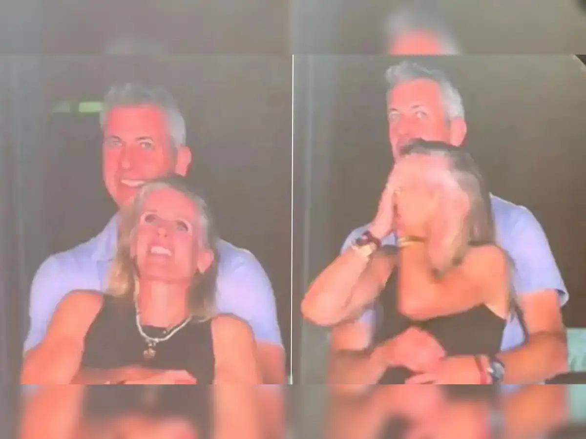 coldplay cheating video: Astronomer CEO Andy Byron and Kristin Cabot were  living the American dream before Coldplay kiss cam scandal exploded - The  Economic Times