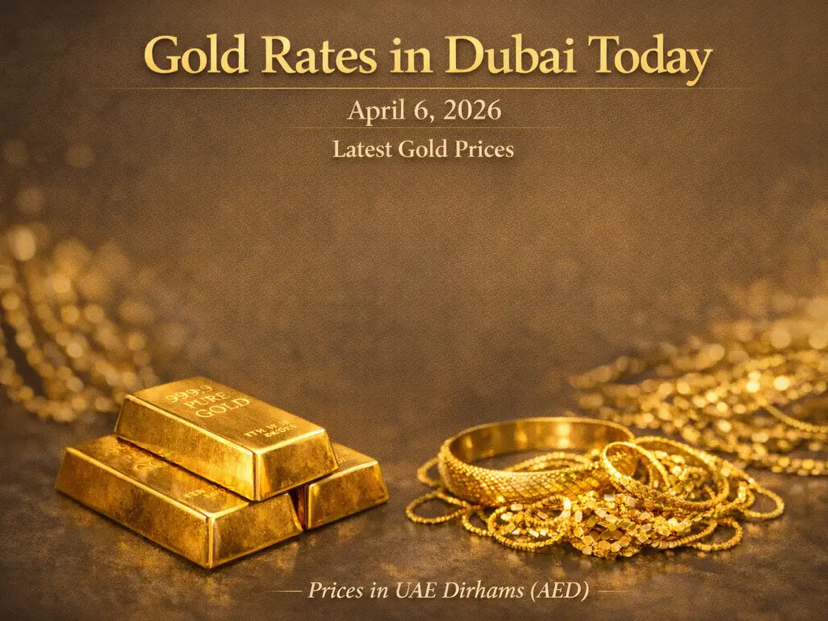 Gold rates in Dubai today on April 6, 2026: Latest 24K, 22K prices at Kalyan Jewellers, iGold, Malabar Gold & Diamonds, Joyalukkas