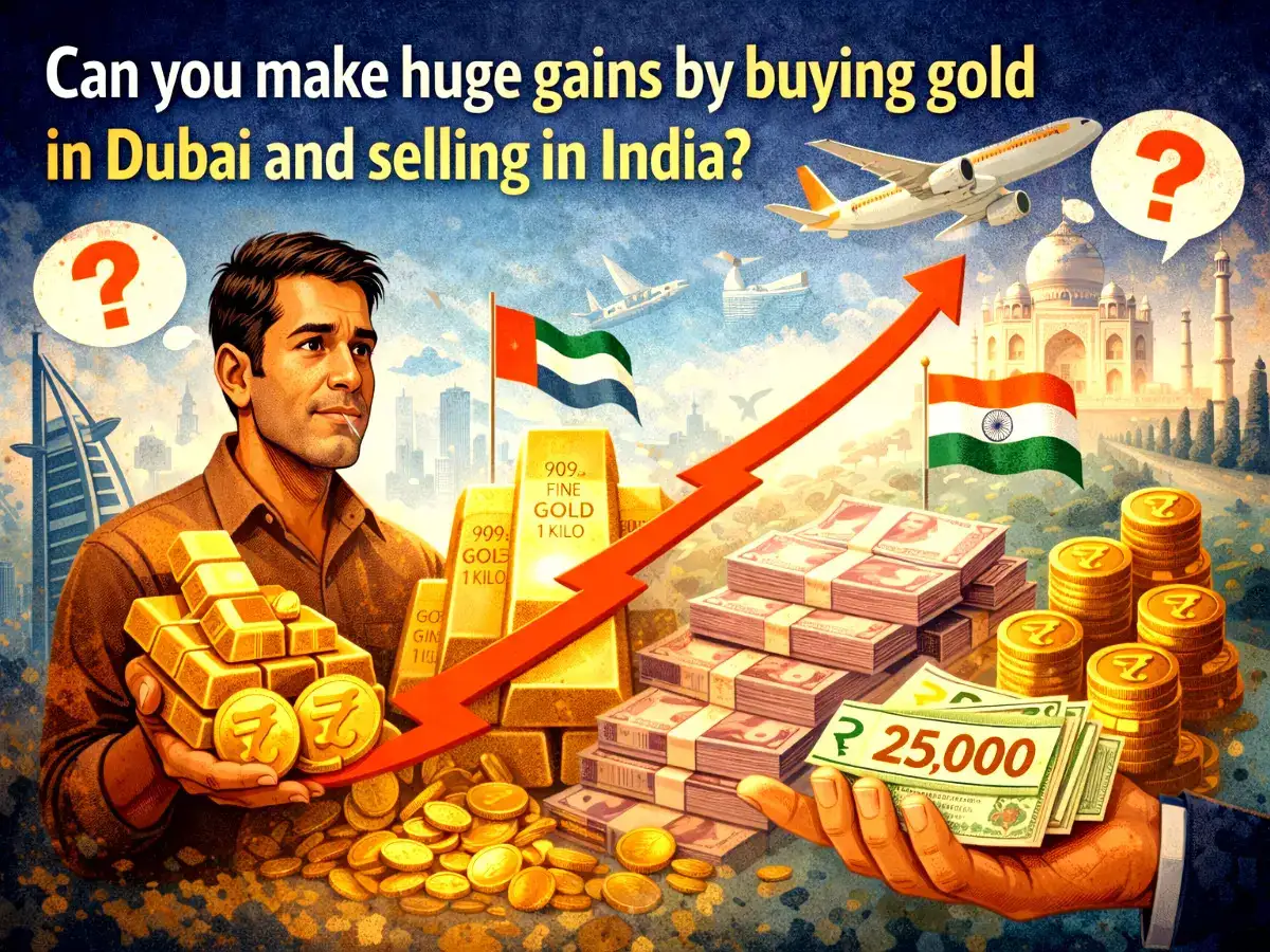 Buying gold worth Rs 20 lakh in Dubai and selling it in India: Can you make huge gains without any risk? Experts weigh in