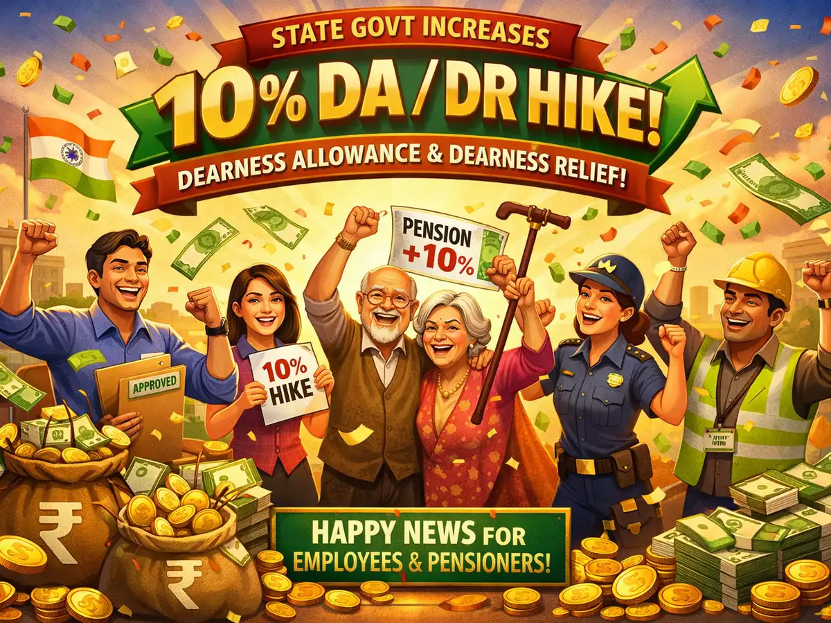 10% DA/DR hike: This state govt increases dearness allowance/dearness relief for employees and pensioners; full details