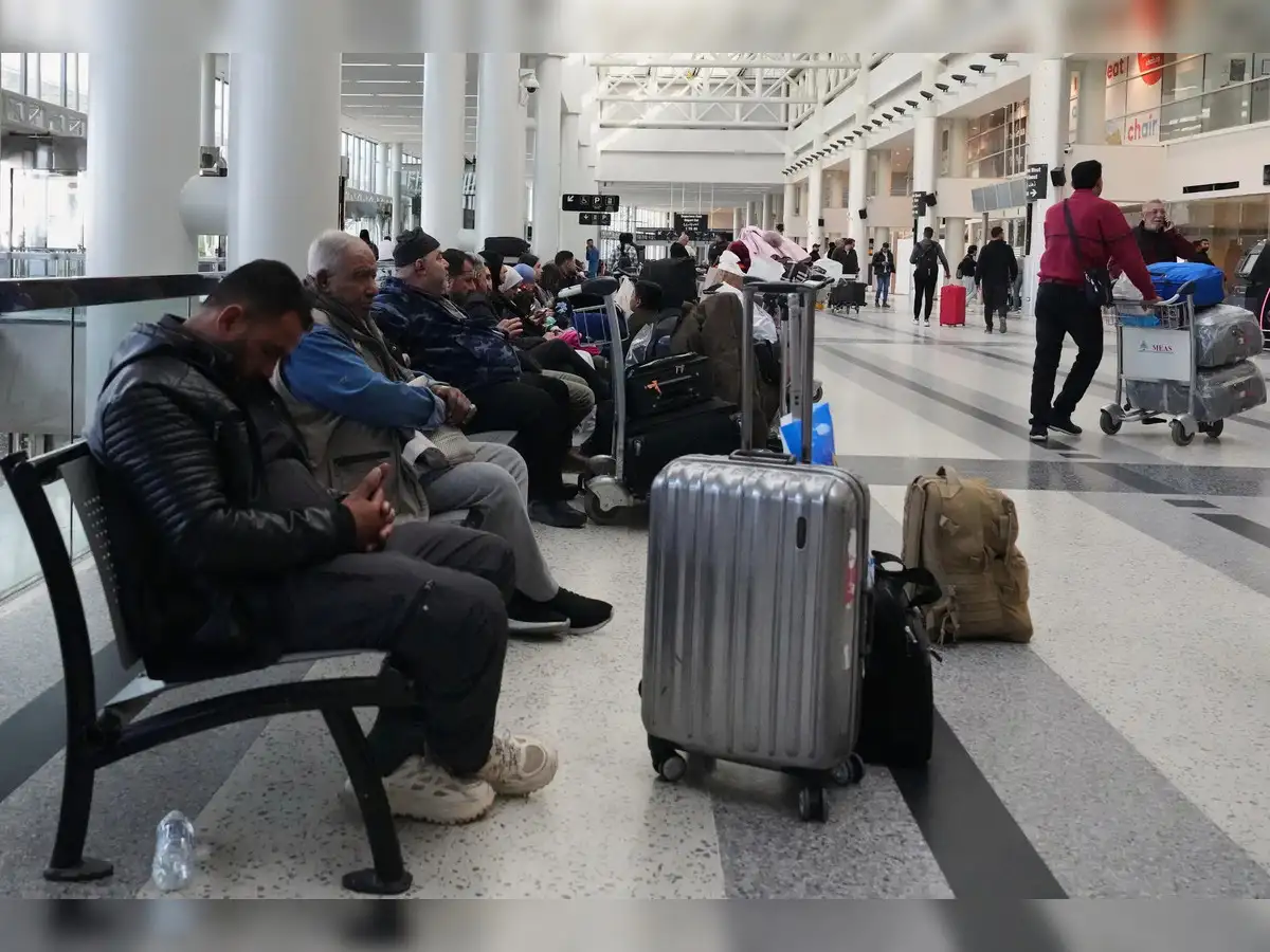 Hundreds of thousands of travellers stranded by flight disruptions after attack on Iran