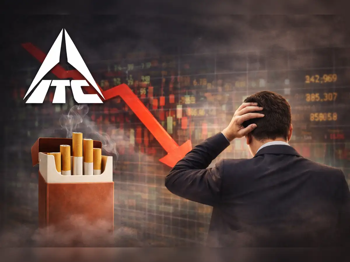 indian tobacco company share price ITC investors lose Rs 1 lakh crore after tax shock. Is there more pain in  Budget 2026?