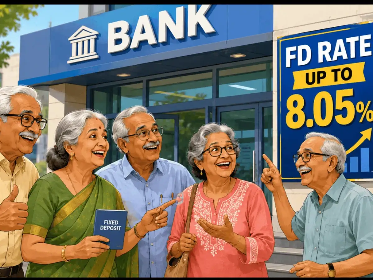 FD rate up to 8.05% for senior citizens