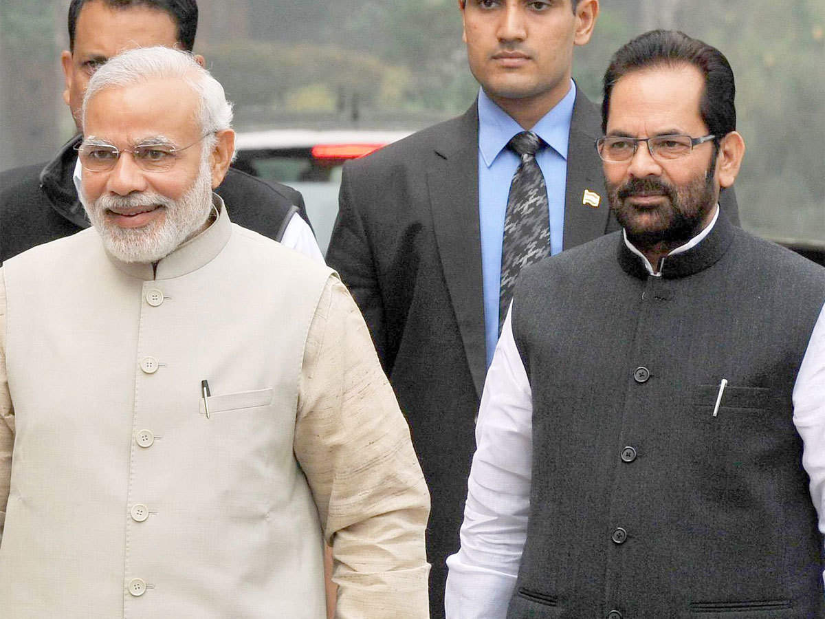 PM removed 'feudal' customs, 'red beacon culture' in governance: Mukhtar  Abbas Naqvi - The Economic Times