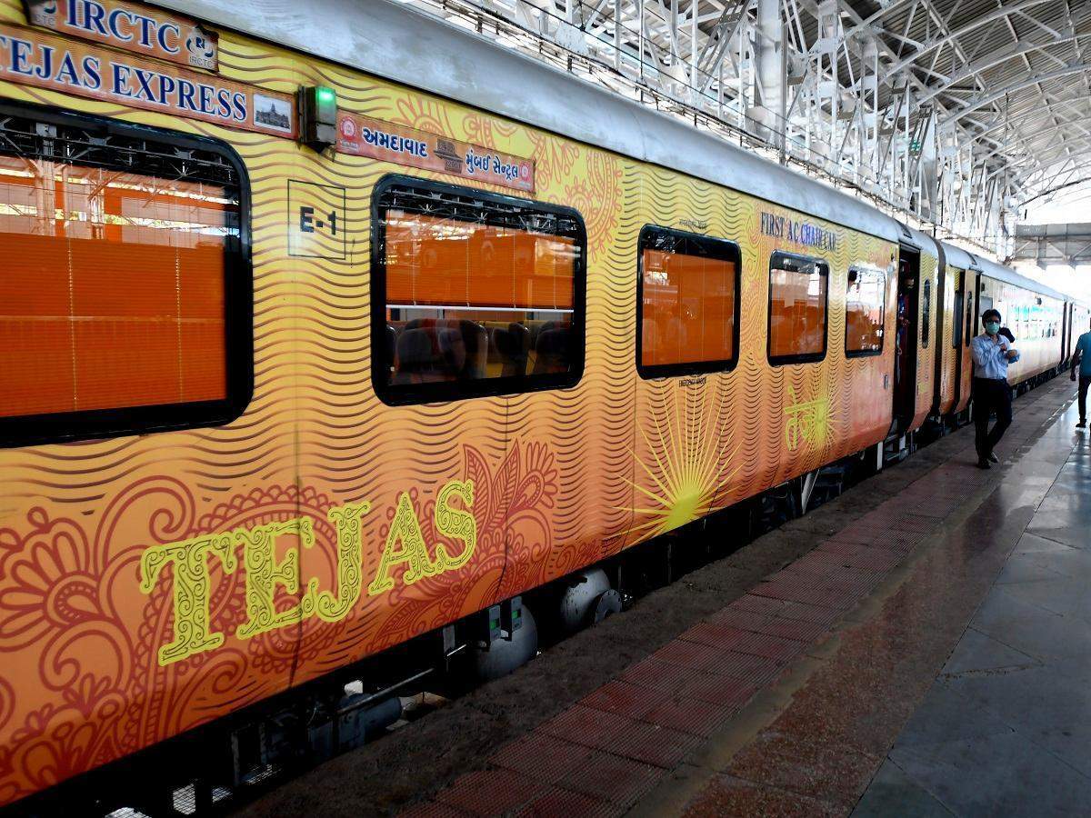 Railways starts rolling out Rajdhani Express with Tejas coaches with  intelligent sensor-based systems - The Economic Times