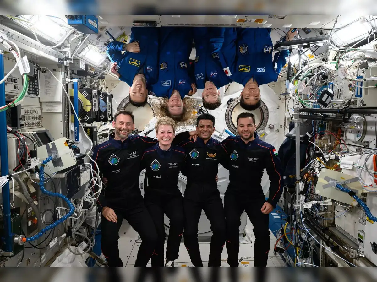 Astronaut Shubhanshu Shukla back on terra firma after 18-day space expedition - The Economic Times
