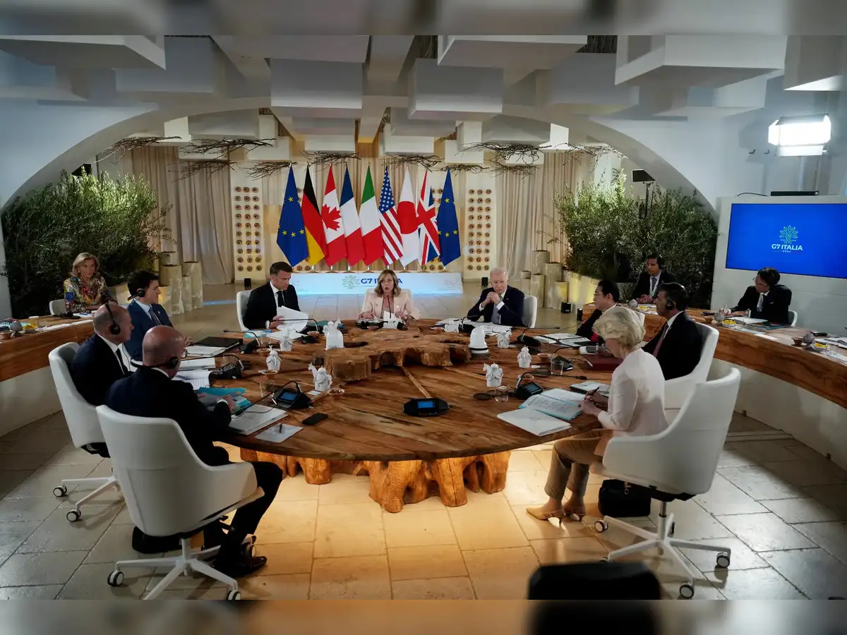 G7 leaders tackle the issue of migration on the second day of their ...
