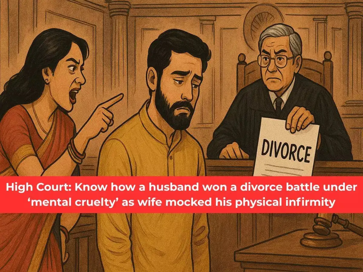 Mental cruelty: Know how a husband won a divorce battle in High Court as  wife mocked his physical infirmity; Permanent alimony amount to be decided  - The Economic Times