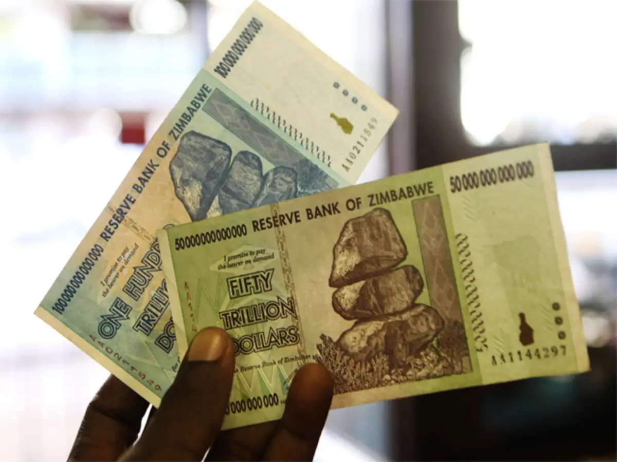 Zimbabwe sees its local currency devalued to $1 = Z$35 quadrillion - The  Economic Times