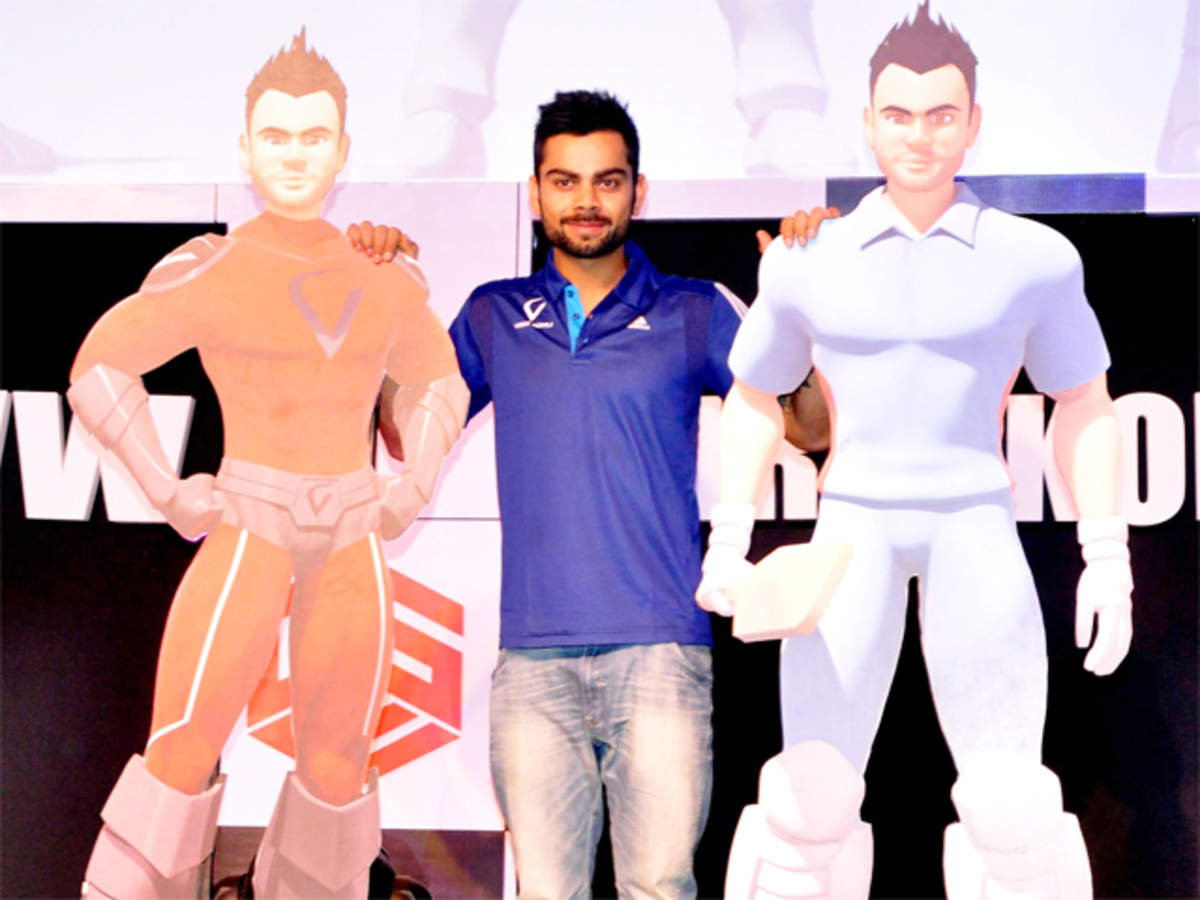 Virat Kohli unveils website, 3D animated character - The Economic Times
