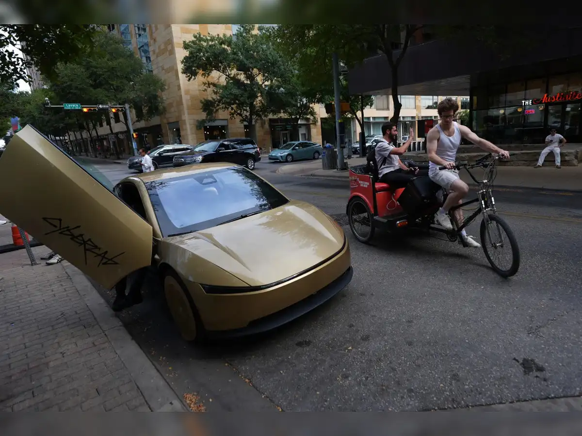 Photograph accompanying Whether Tesla charges for a Cybercab ride decides which federal limit applies