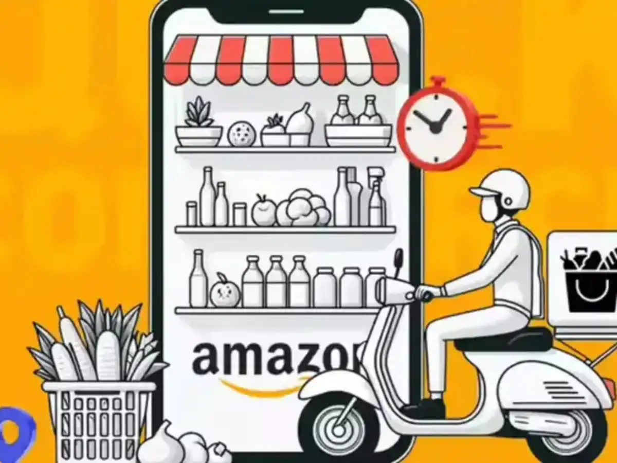 Amazon expands same-day grocery delivery to perishable foods to compete with Instacart, Walmart - The Economic Times