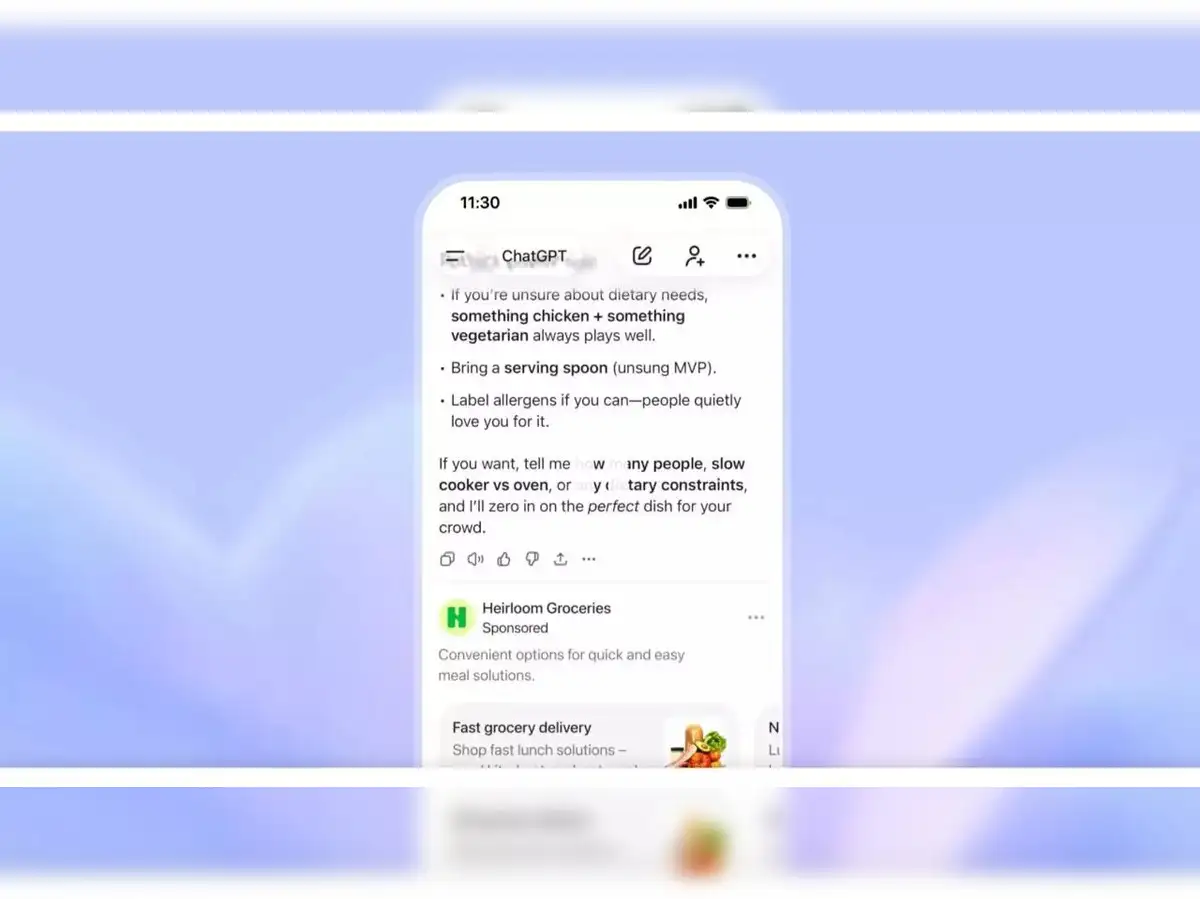 ChatGPT Free and Go users in US start seeing ads; CEO Sam Altman promises unbiased responses