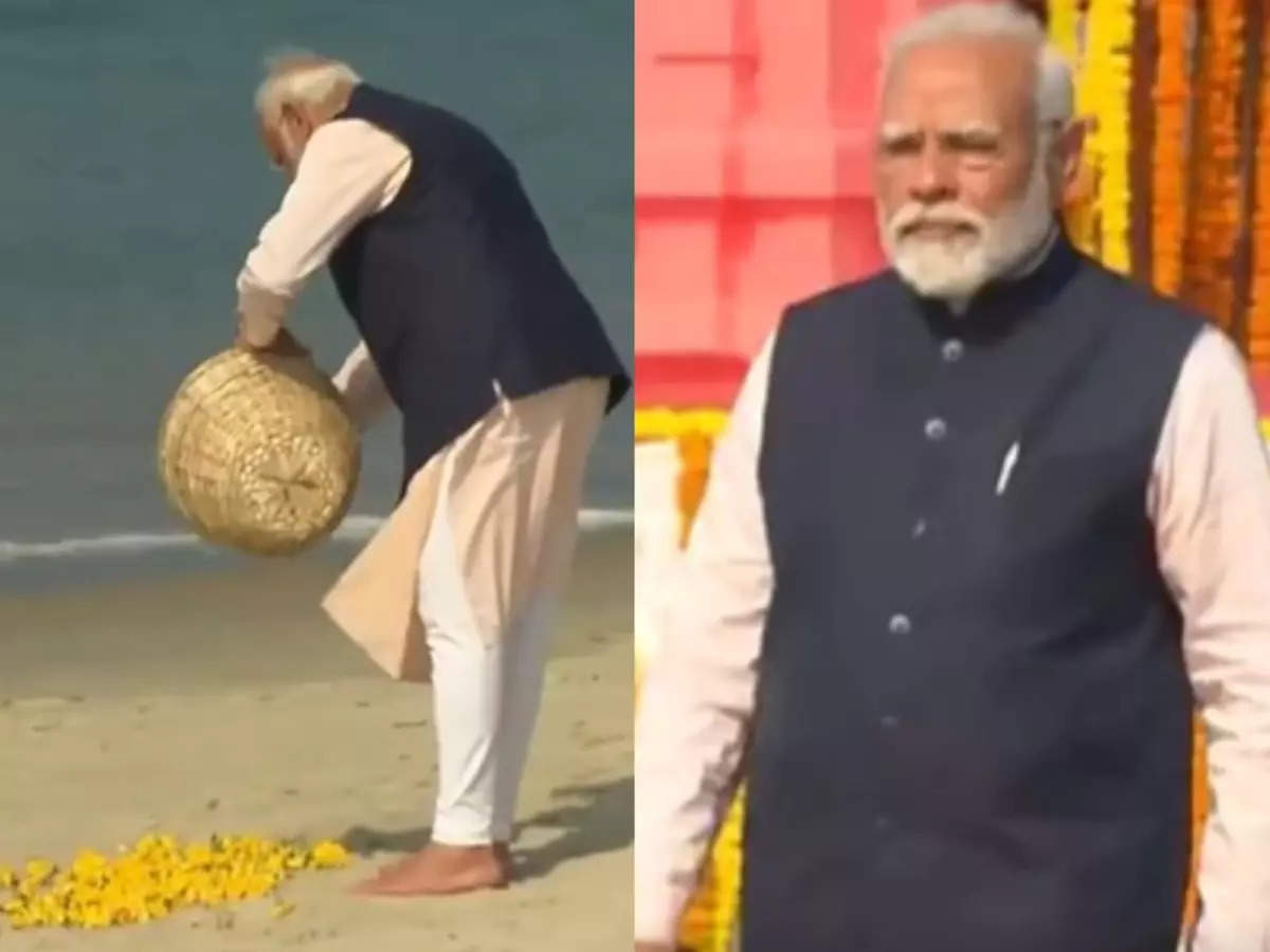 Ram Setu connection PM Narendra Modi visits Arichalmunai in Tamil