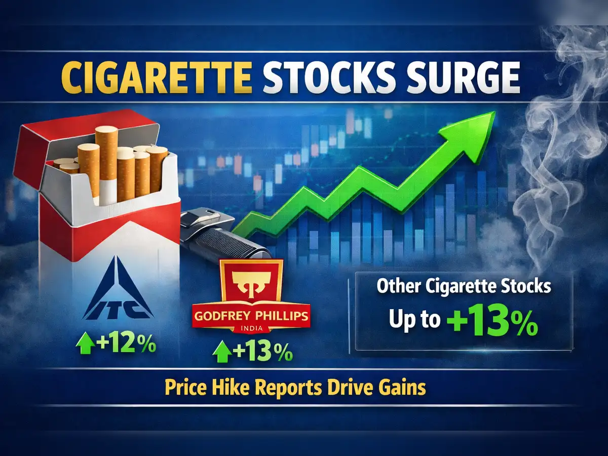ITC, Godfrey Phillips, other cigarette stocks jump up to 13% amid reports  of price hike