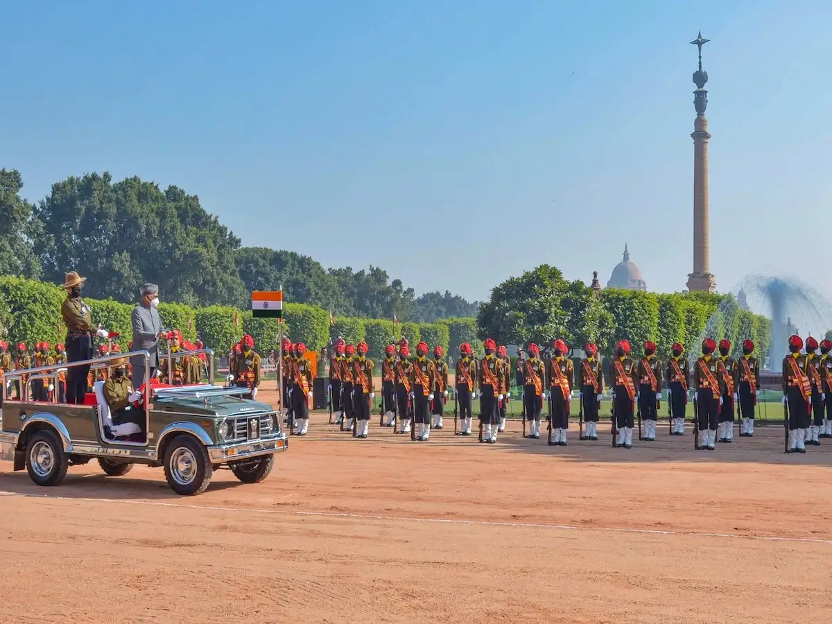 President Ram Nath Kovind witnesses ceremonial change-over of Army Guard  battalion - The Economic Times