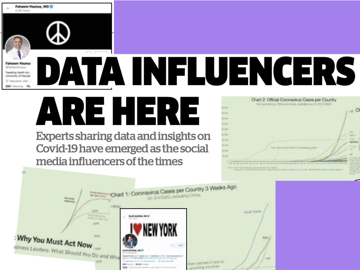 How Covid 19 Has Made Data Experts The New Age Social Media Influencers The Economic Times