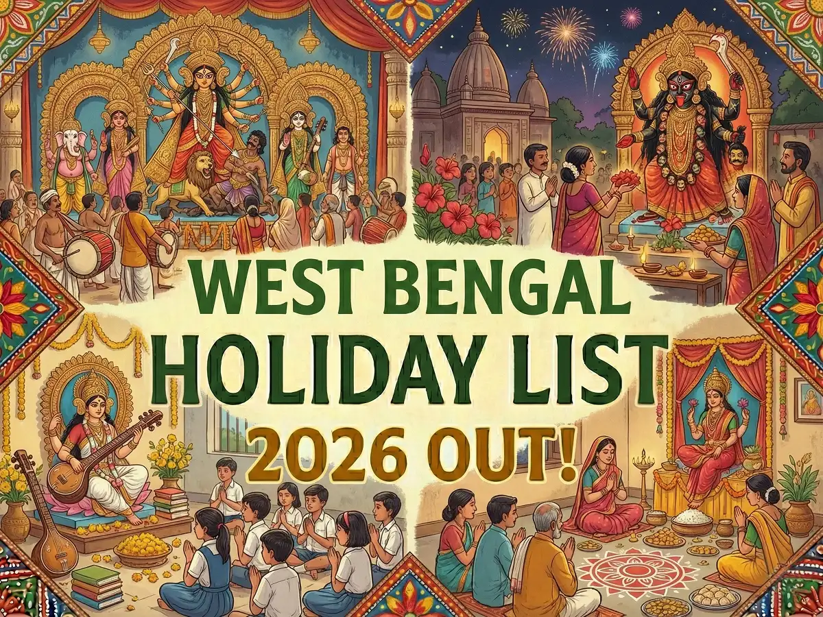 West Bengal government holiday list 2026 released: Full list of public, sectional holidays for state govt employees - The Economic Times
