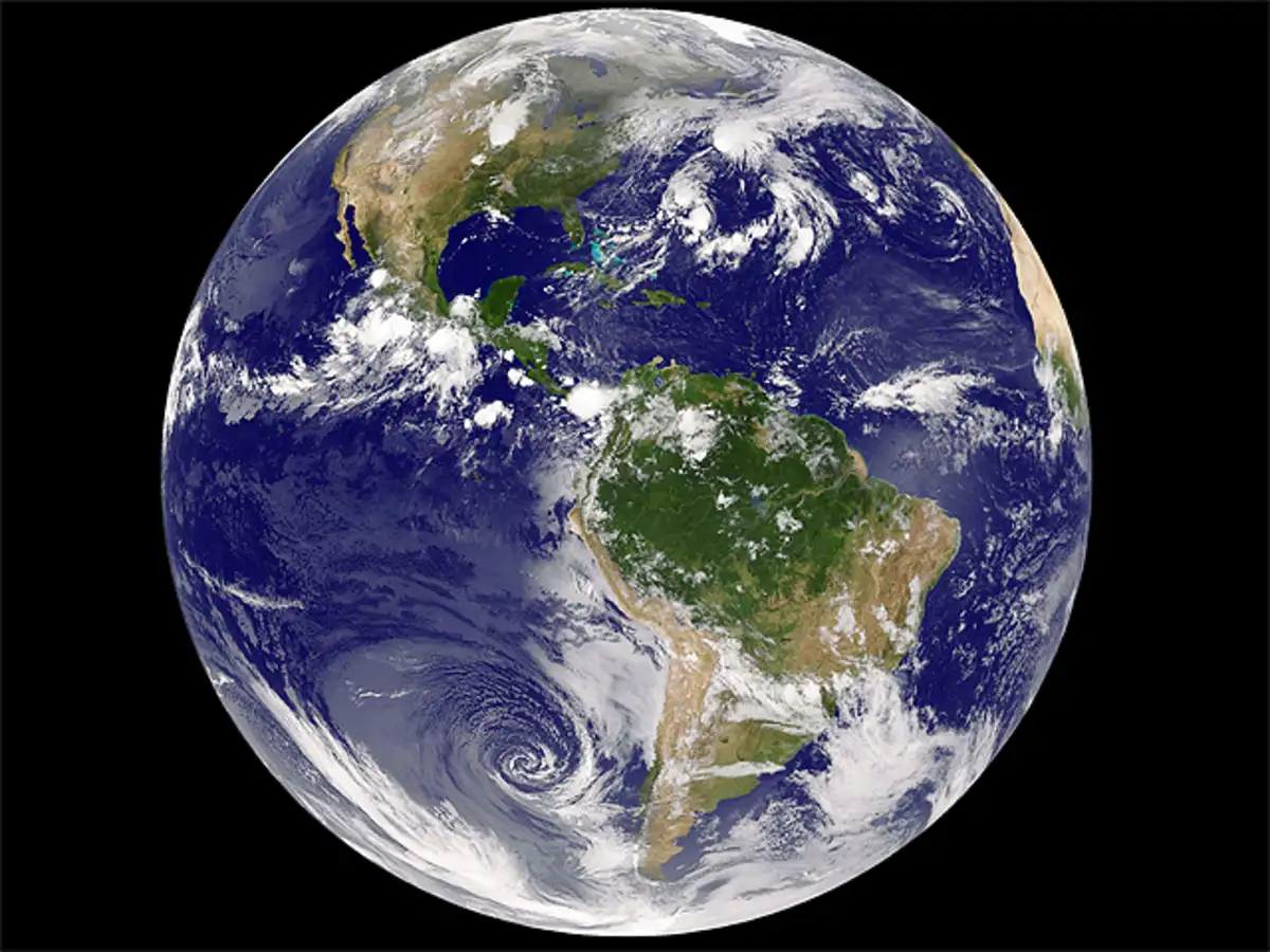 earth from above 「NUMBERED WITH THE 〜 Earth's inner core was formed 1-1.5 billion years ago - The