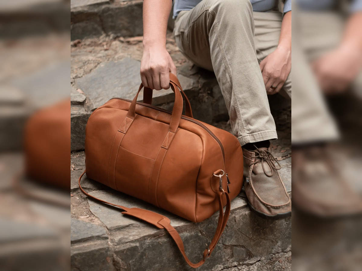 preposition Milky white Specialist duffle bag for men: 10 best-selling duffle bags for men - The Economic Times