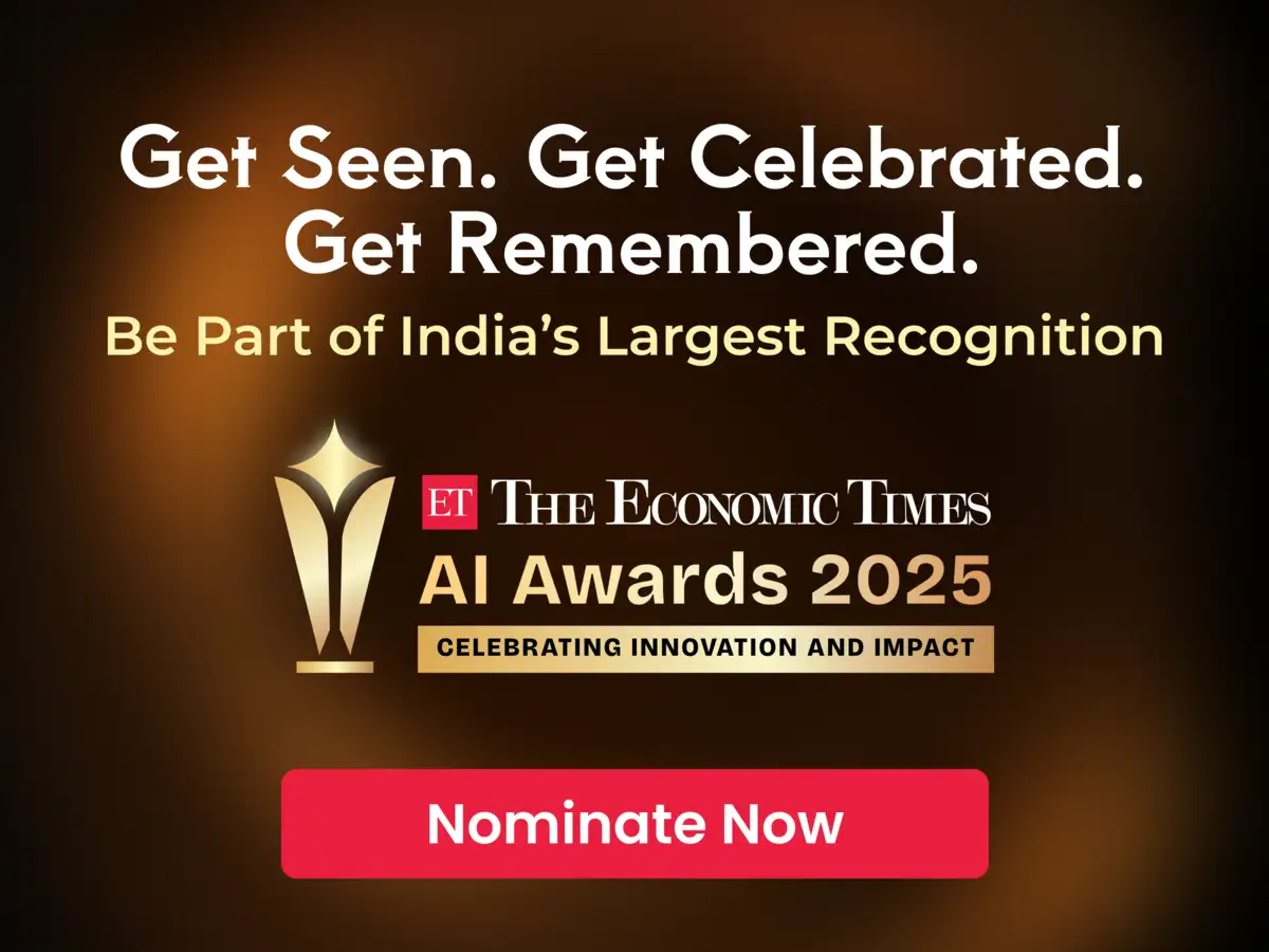 ET AI Awards 2025: Nominate now for the AI for Banking & Financial Services Transformation category