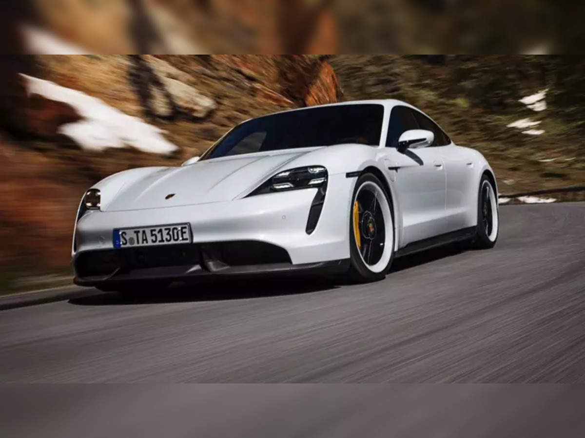 Porsche Taycan Electric Price: Porsche launches Taycan electric sports cars  in India - The Economic Times