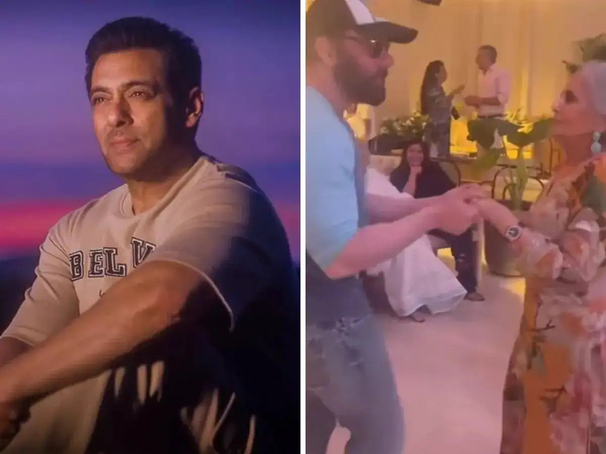 Salman Khans 83-year-old mother Salma dances at her birthday party,  Dabangg actor shares cute video - The Economic Times