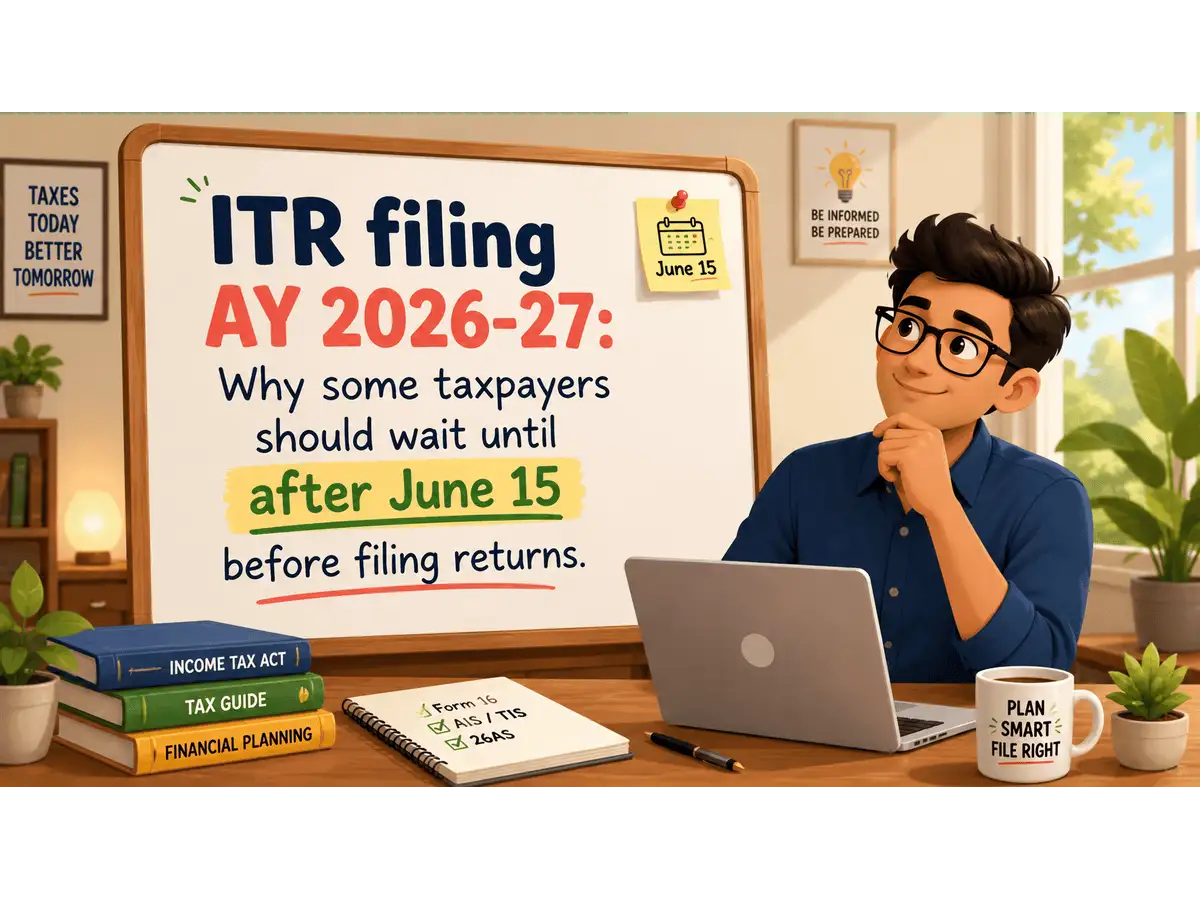 Why should these taxpayers avoid filing ITR before June 15th for AY 2026-2027 - The Economic Times