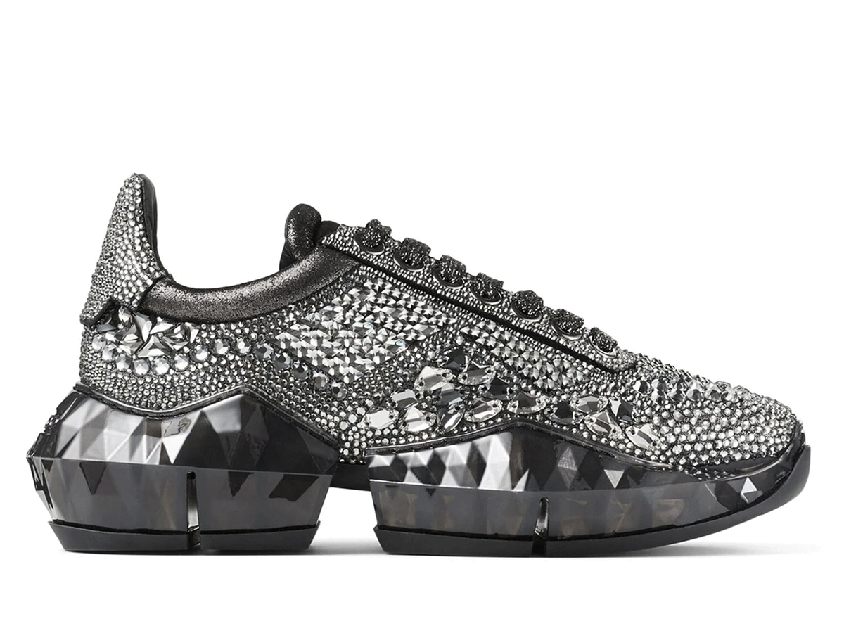 These $4,400, crystal-encrusted sneakers are the pandemic's 