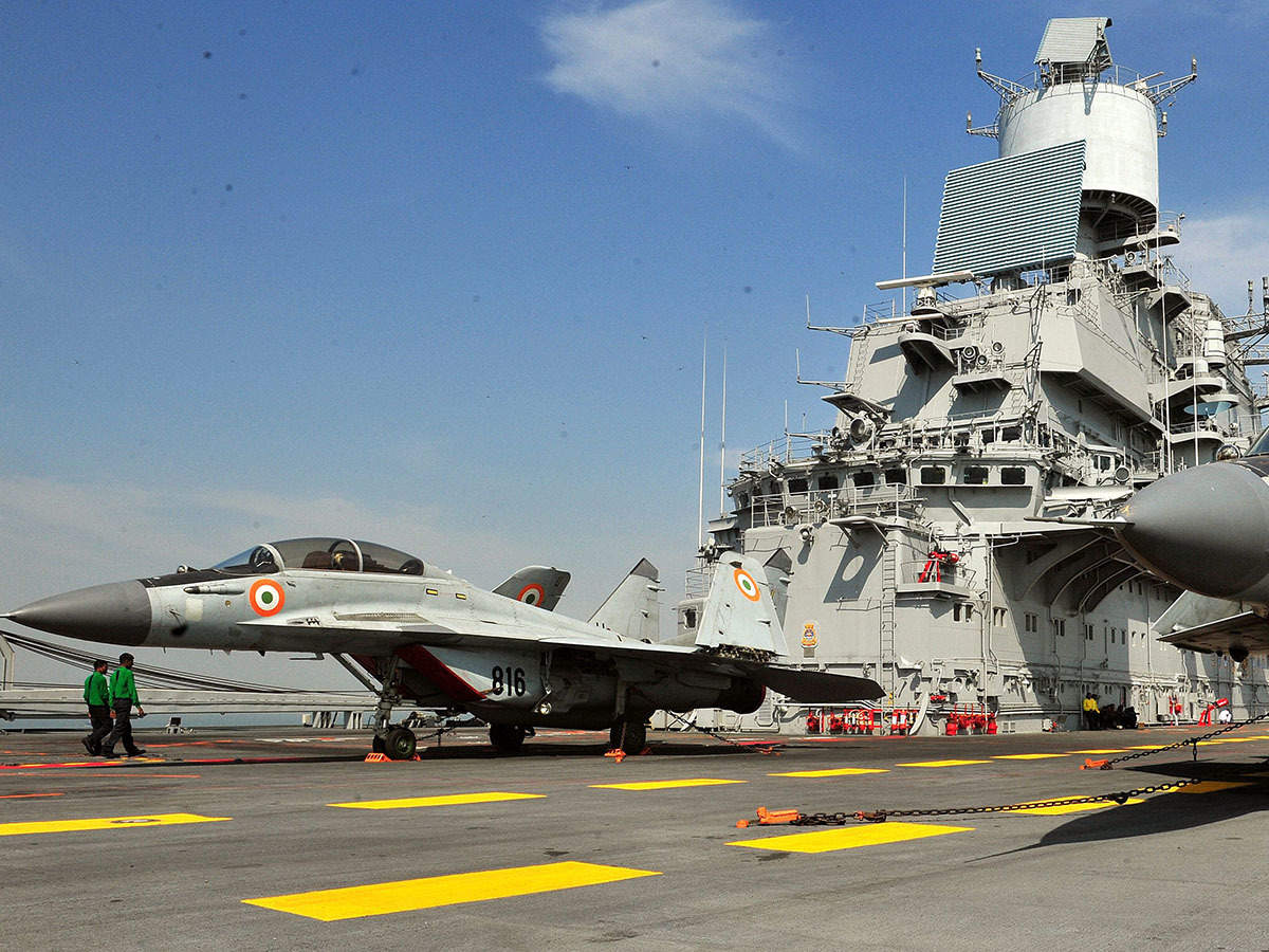 Mig 29k Crashes Off Goa Pilot Safe Indian Navy The Economic Times