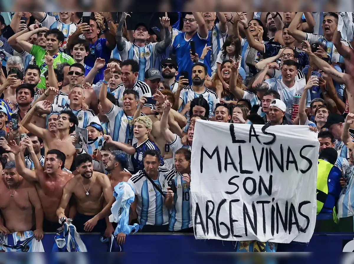 What does 'Las Malvinas Son Argentinas' mean? All about the Falkland row  that followed Messi's Argentina into the World Cup final - The Economic  Times