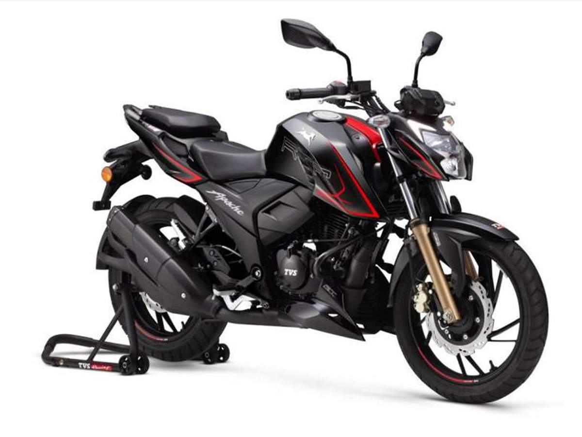 Tvs Unveils Bsvi Compliant Apache Rtr 4v Range With Race Tuned