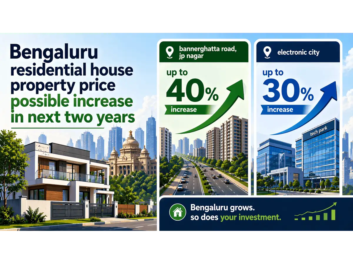 Bengaluru property prices can rise by 20 to 40% in JP Nagar, Bannerghatta Road and these areas due to Yellow Line &amp; Pink Line metro; report