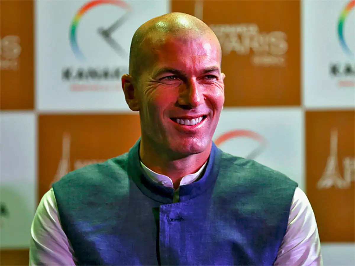 When Zinedine Zidane visited India - The Economic Times