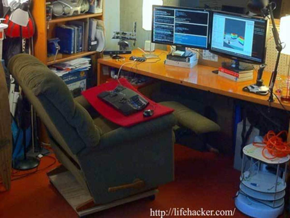 Turn A La Z Boy Recliner Into Cosy, Recliner Computer Office Desk Chair