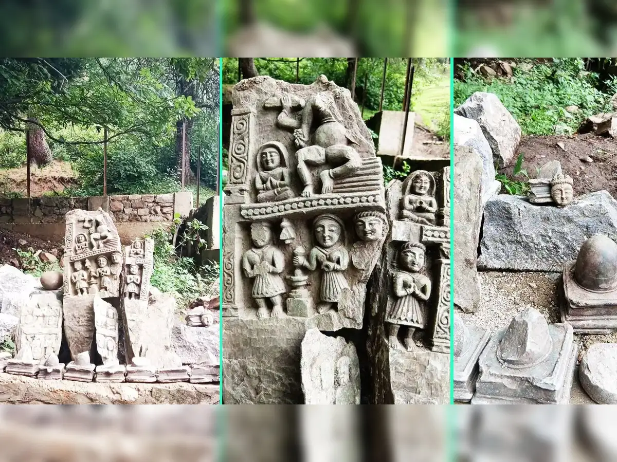 Ancient Hindu Idols Unearthed in J&K: A Glimpse into Karkoota Dynasty Heritage