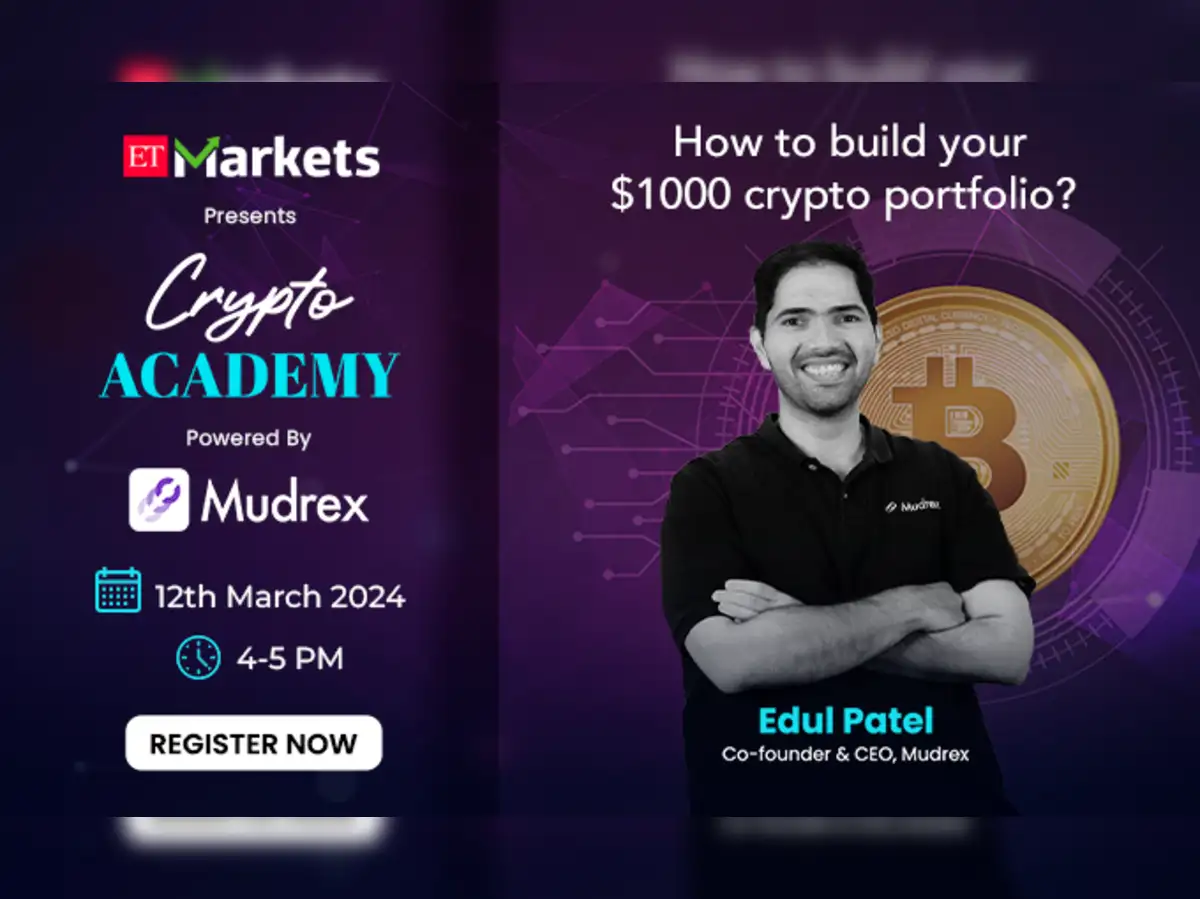 Crypto Academy | Join the 2nd episode on how to build your $1000 crypto  portfolio? - The Economic Times