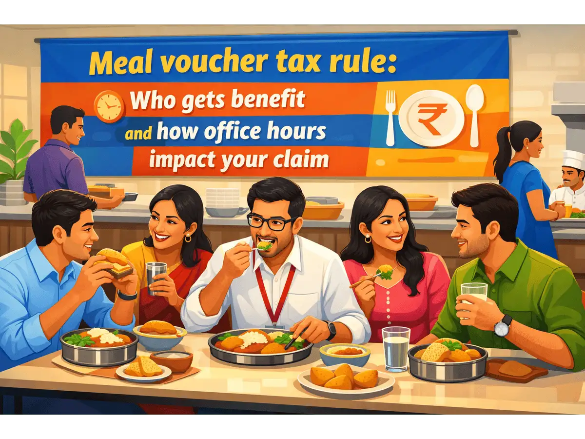Meal vouchers at Rs 200 per meal: Who gets income tax benefit and how the ‘working hours’ rule applies