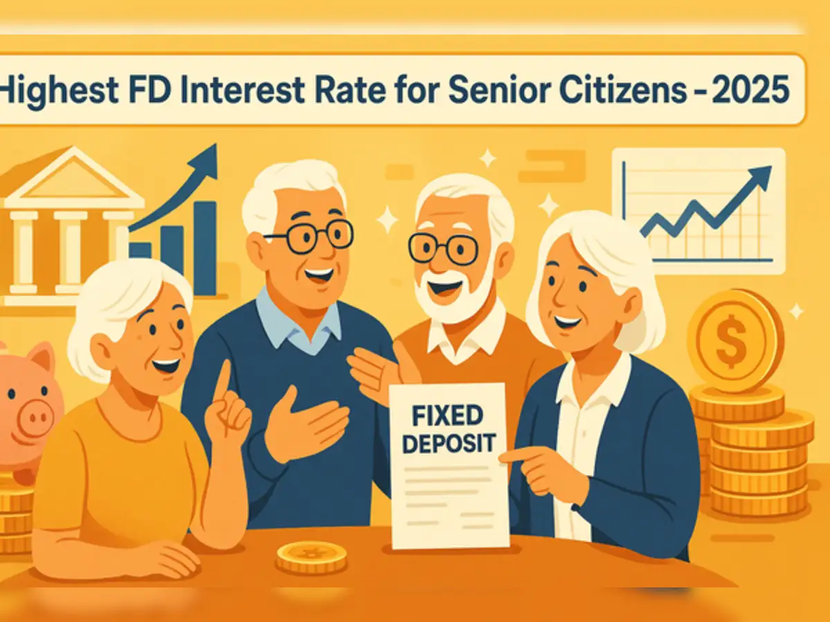 utkarsh small finance bank: Highest FD rates for senior citizens 2025: Depositors can get up to 8.15% interest rate in this 3-year fixed deposit - The Economic Times