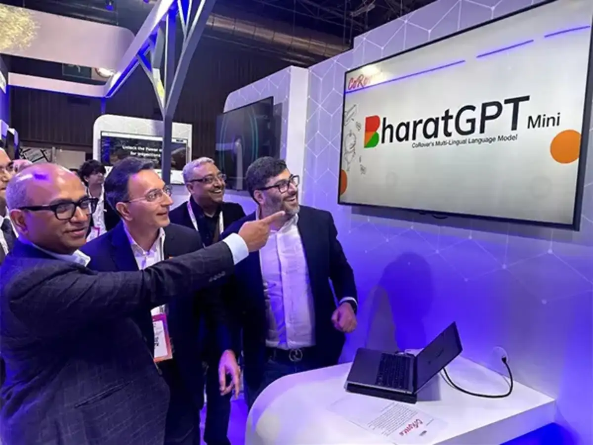 Indian AI startup makes European breakthrough with BharatGPT Mini launch - The Economic Times
