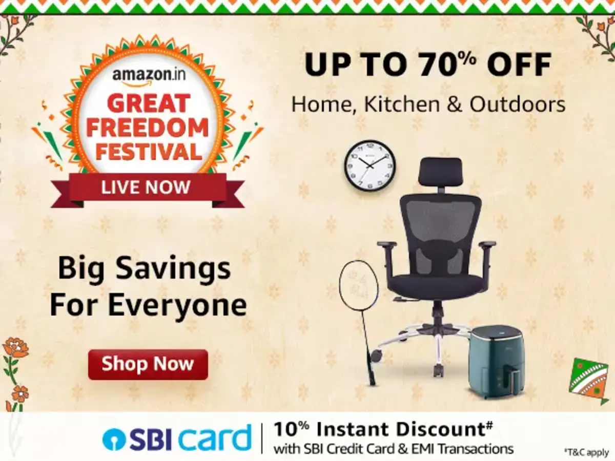 amazon sale: Amazon Great Freedom Festival Sale Live Now: Save Big on the  Best Geysers of 2023 - The Economic Times