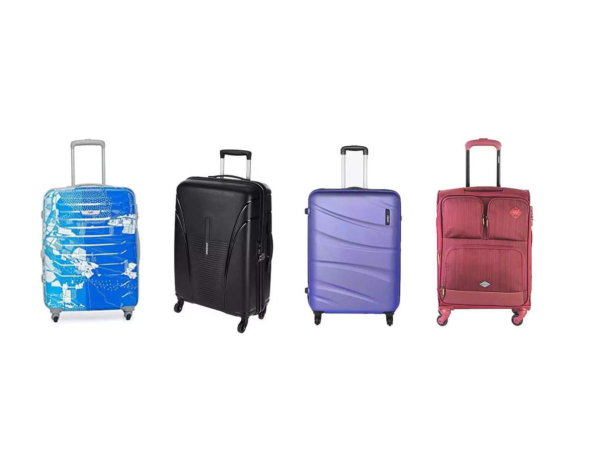 Multicolor Trolley bags For Luggage 50